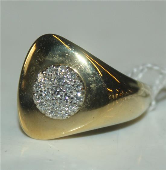 18ct gold and diamond ring